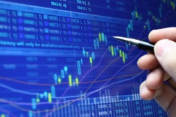 Investment Candlestick Chart Photo